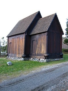 Trond, Norway - example of 15th century church built using rain screen techniques.